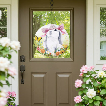 Hop Into Spring Flower Time Door Decor | Plow & Hearth