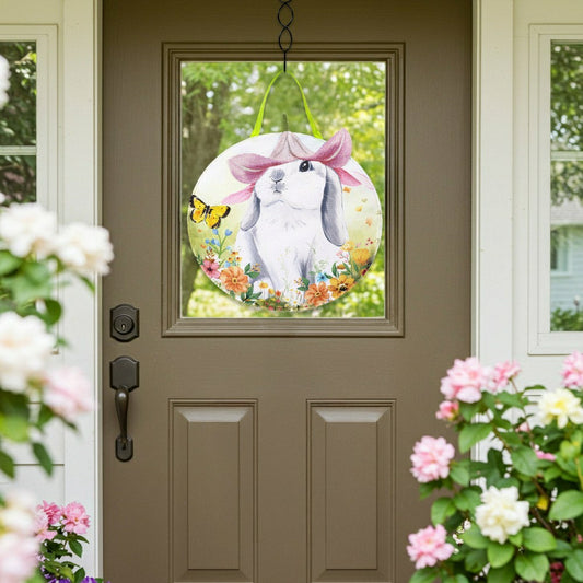 Hop Into Spring Flower Time Door Decor | Plow & Hearth