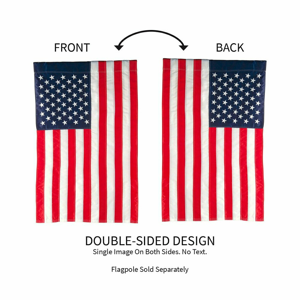 American Flag Applique Garden Flag | Plow & Hearth