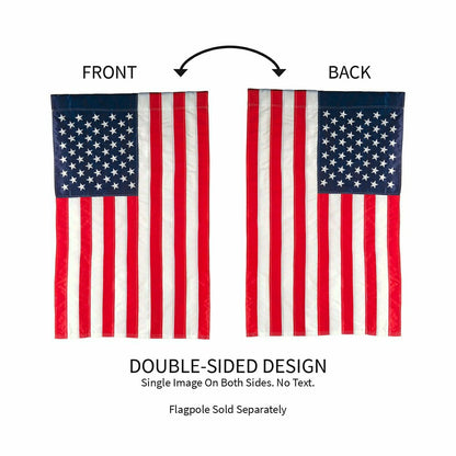 American Flag Applique Garden Flag | Plow & Hearth