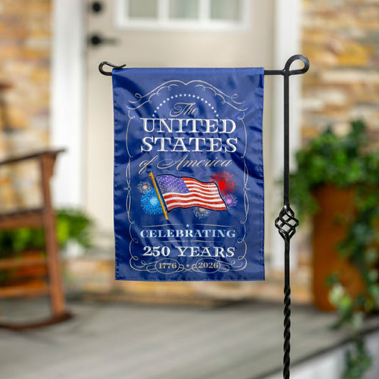 250th Anniversary Celebration Applique Garden Flag | Plow & Hearth