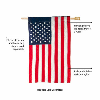 Large American Flag House Flag | Plow & Hearth