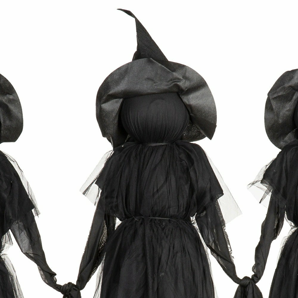 Lighted Halloween Witch Stakes, Set of 3 | Plow & Hearth