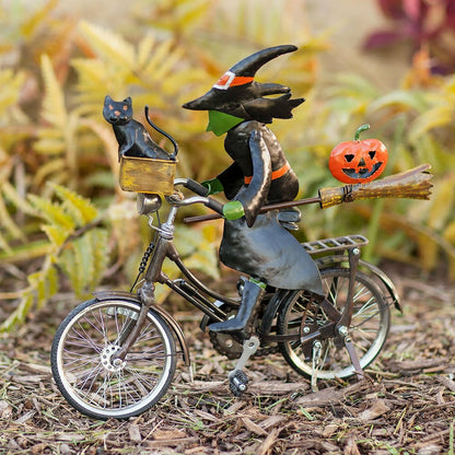 Metal Witch on a Bicycle | Plow & Hearth