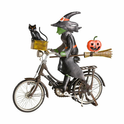 Metal Witch on a Bicycle | Plow & Hearth