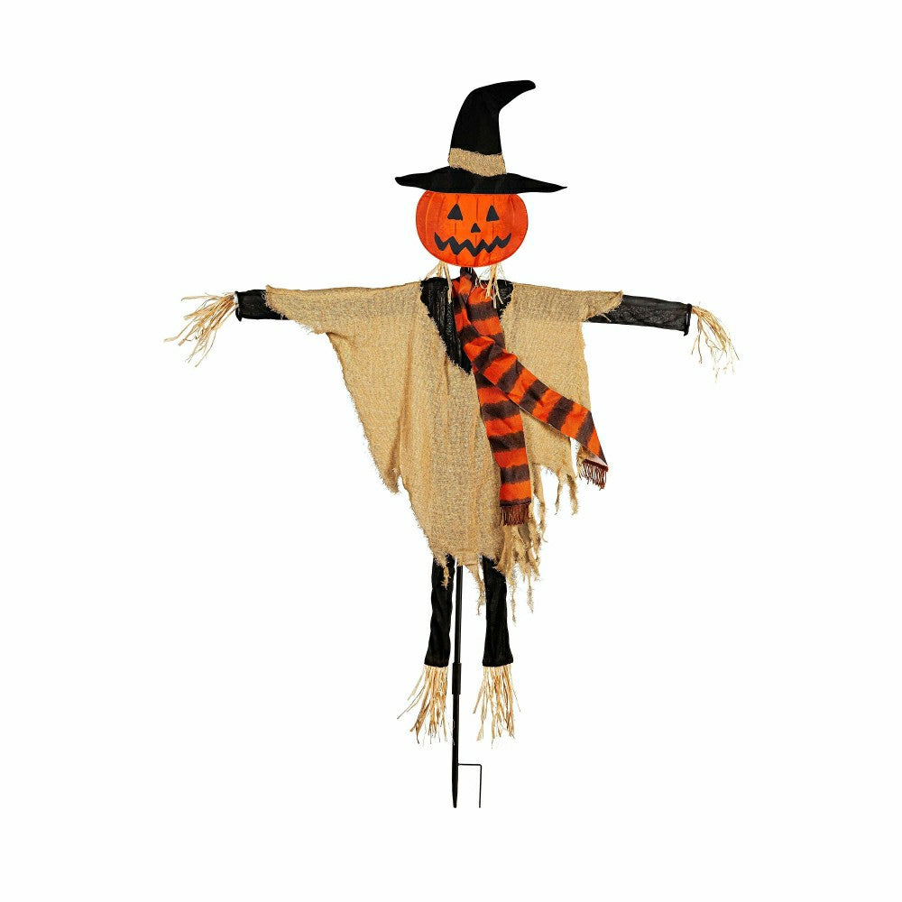 75" Scarecrow Fabric Garden Stake | Plow & Hearth