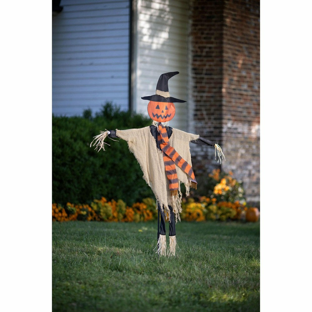 75" Scarecrow Fabric Garden Stake | Plow & Hearth