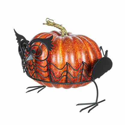 Set Of 2 Owl Pumpkin Holders | Plow & Hearth