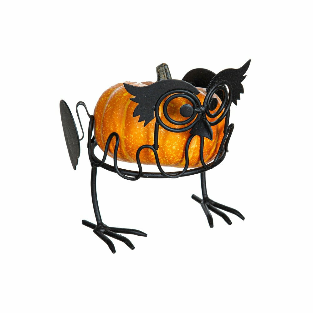 Set Of 2 Owl Pumpkin Holders | Plow & Hearth