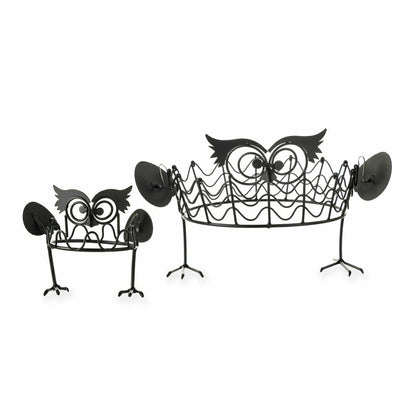 Set Of 2 Owl Pumpkin Holders | Plow & Hearth