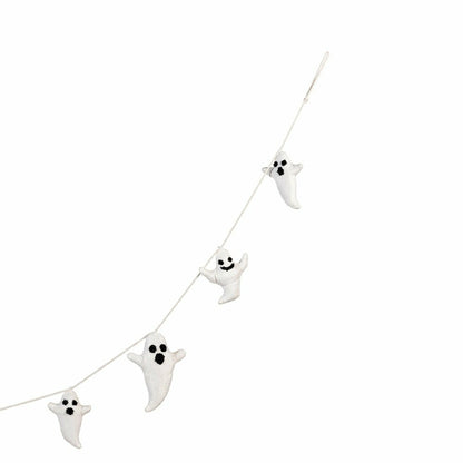 Ghost Fabric Garland, 72"L | Plow & Hearth