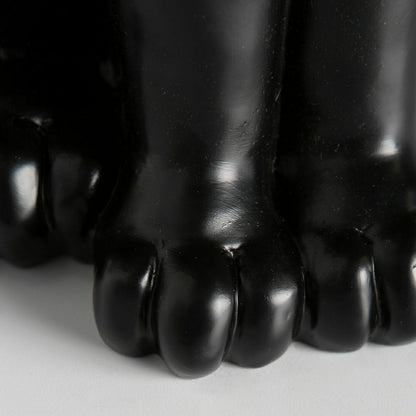 Indoor/Outdoor Lighted Black Cat Shorty Halloween Statue | Plow & Hearth