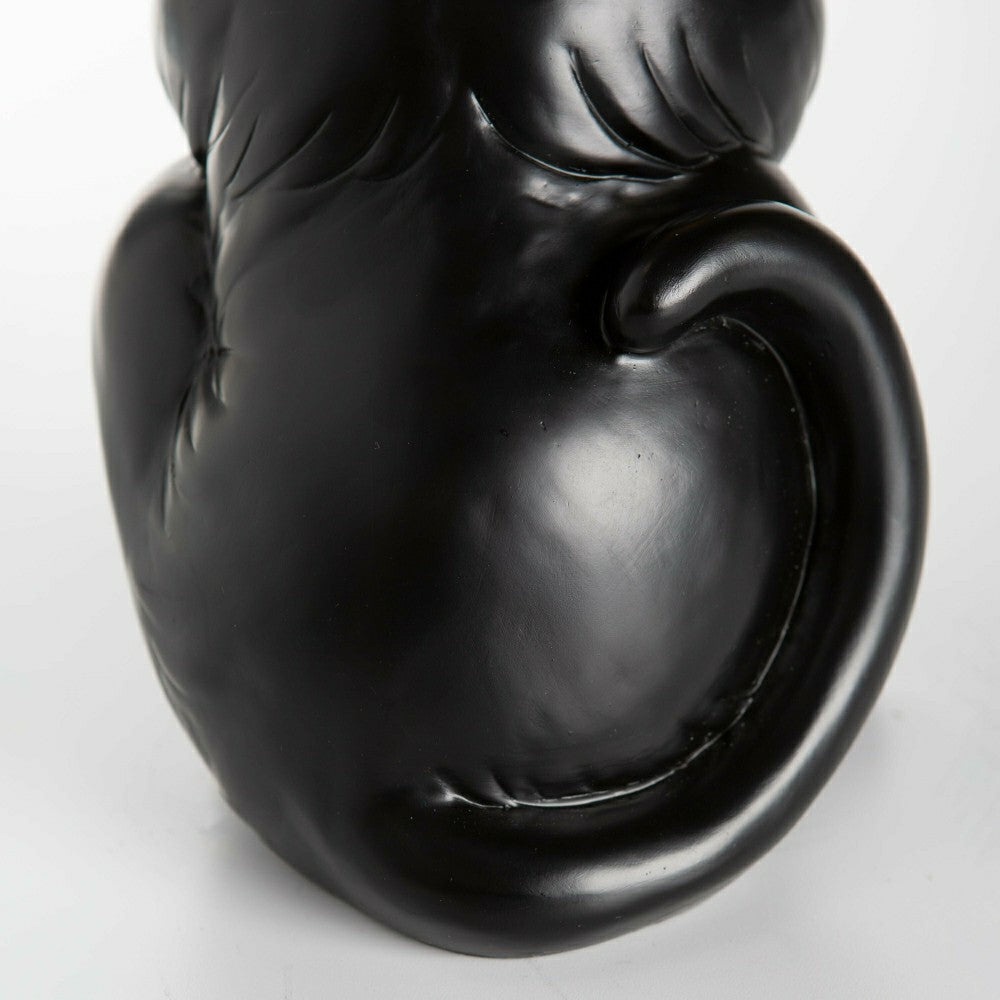 Indoor/Outdoor Lighted Black Cat Shorty Halloween Statue | Plow & Hearth