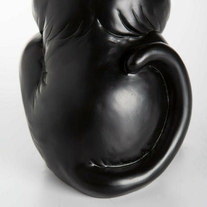 Indoor/Outdoor Lighted Black Cat Shorty Halloween Statue | Plow & Hearth