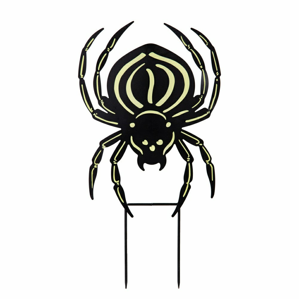 Halloween Spider Glow in the Dark Garden Stake | Plow & Hearth