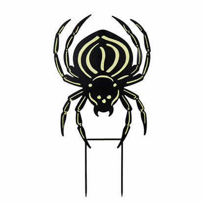 Halloween Spider Glow in the Dark Garden Stake | Plow & Hearth