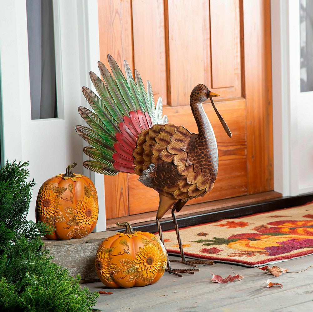 Metal Tom the Turkey Statue | Plow & Hearth