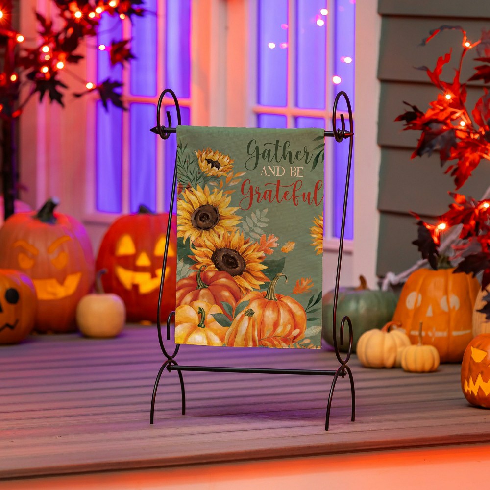 Grateful Gatherings Suede Garden Flag | Plow & Hearth