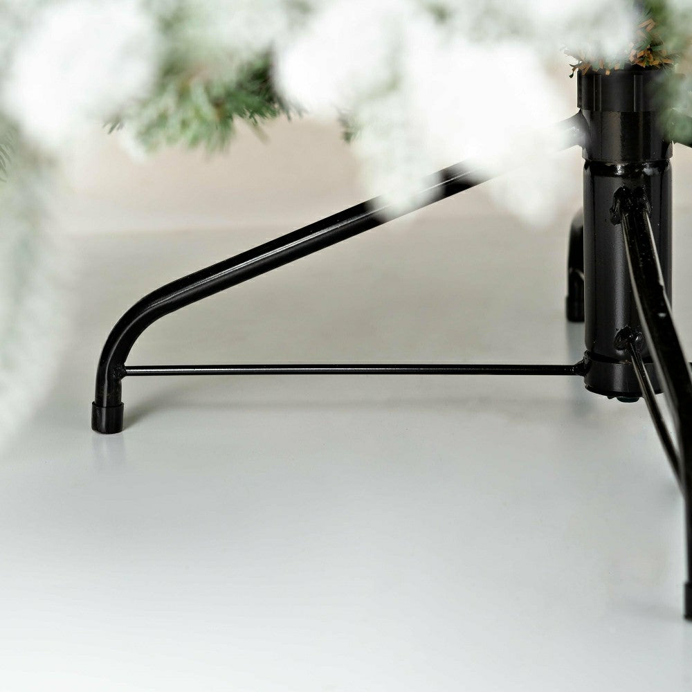 Flocked Roanoke Spruce Christmas Tree | Plow & Hearth