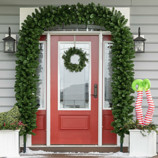 Montfair Pine Doorway Arch Garland | Plow & Hearth