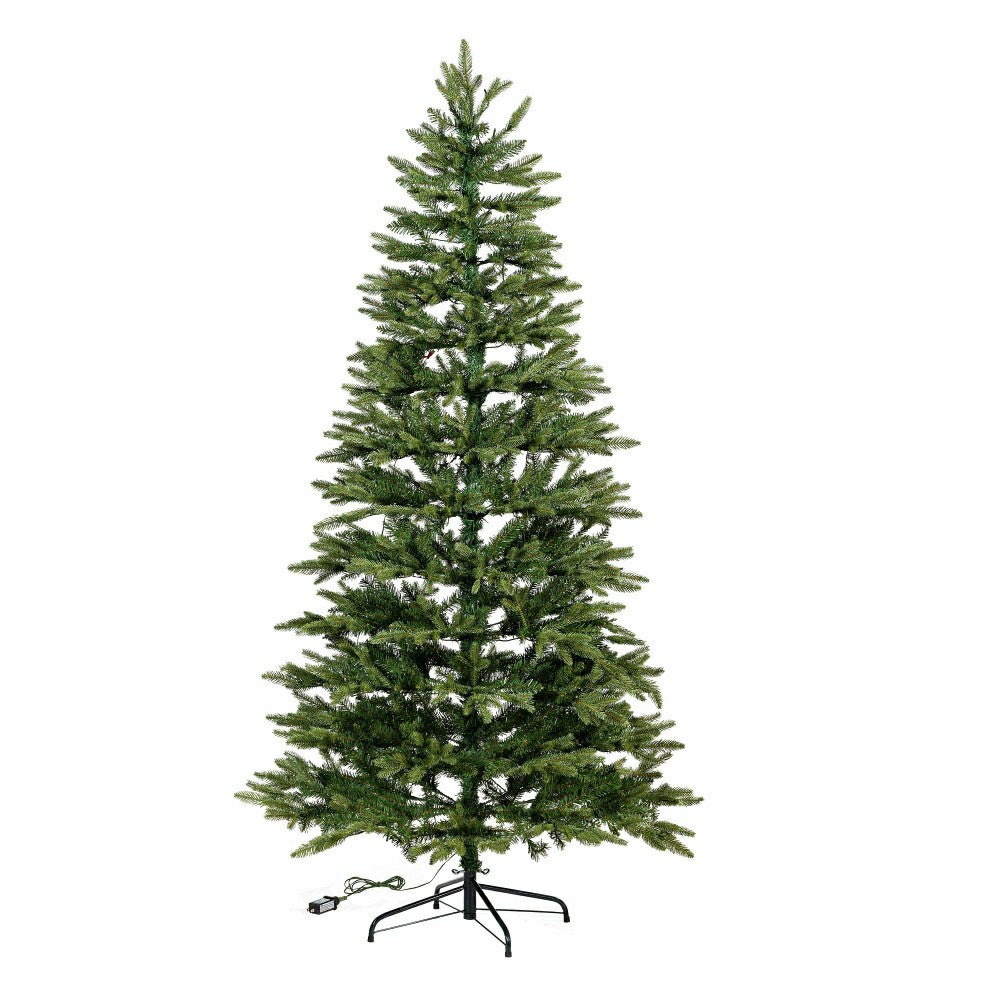 Heartfelt Cheer Tree Artificial LED Spruce, 400 Lights, 84"H | Plow & Hearth