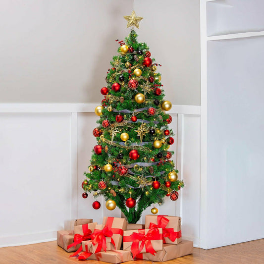 Holiday Traditions Complete Christmas Tree Kit with 250 Lights and 140 | Plow & Hearth