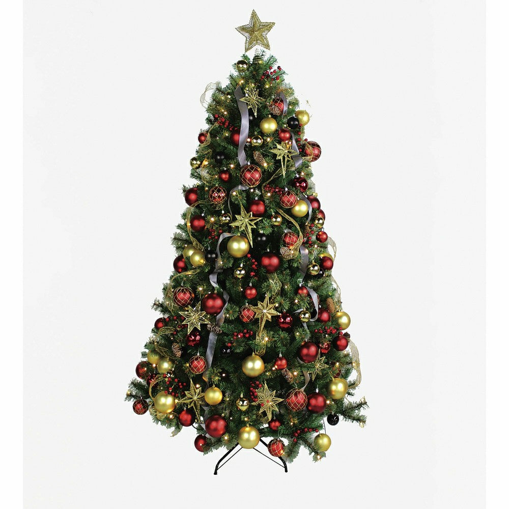 Holiday Traditions Complete Christmas Tree Kit with 250 Lights and 140 | Plow & Hearth