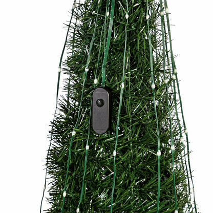 Indoor/Outdoor Christmas Tree With Multicolor Lights, 71" | Plow & Hearth