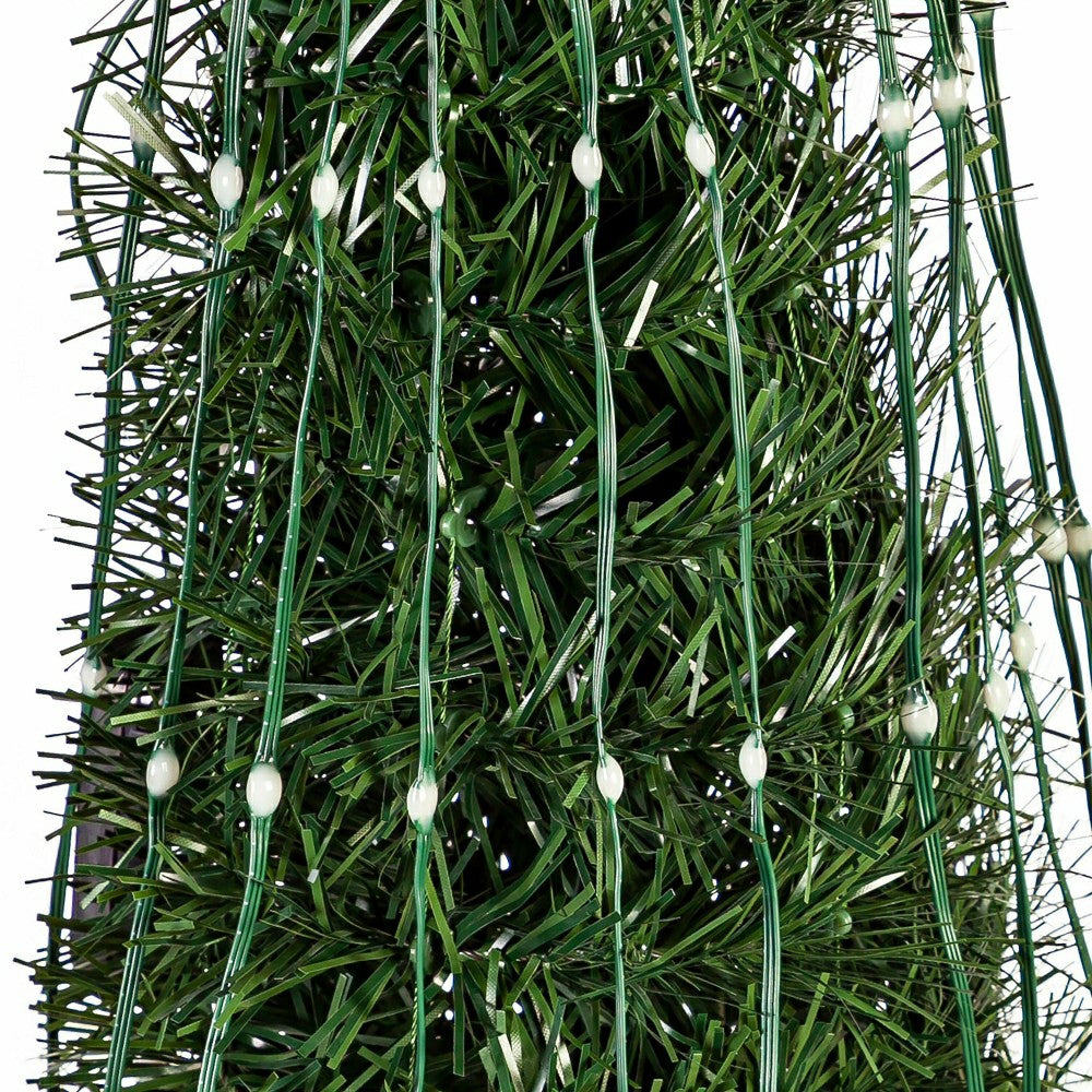 Indoor/Outdoor Christmas Tree With Multicolor Lights, 71" | Plow & Hearth