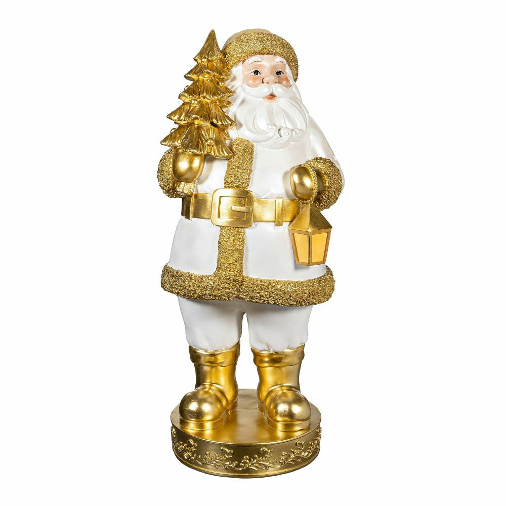 Gold Santa Resin Garden Statue, 32"H | Plow & Hearth