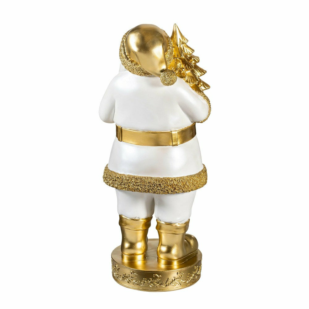 Gold Santa Resin Garden Statue, 32"H | Plow & Hearth