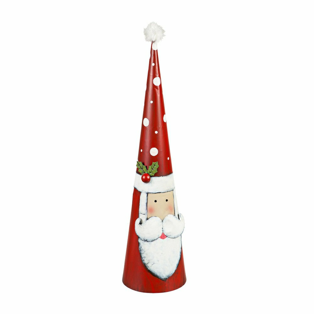 Metal Cone-Shaped Holiday Characters, Set of 3 | Plow & Hearth
