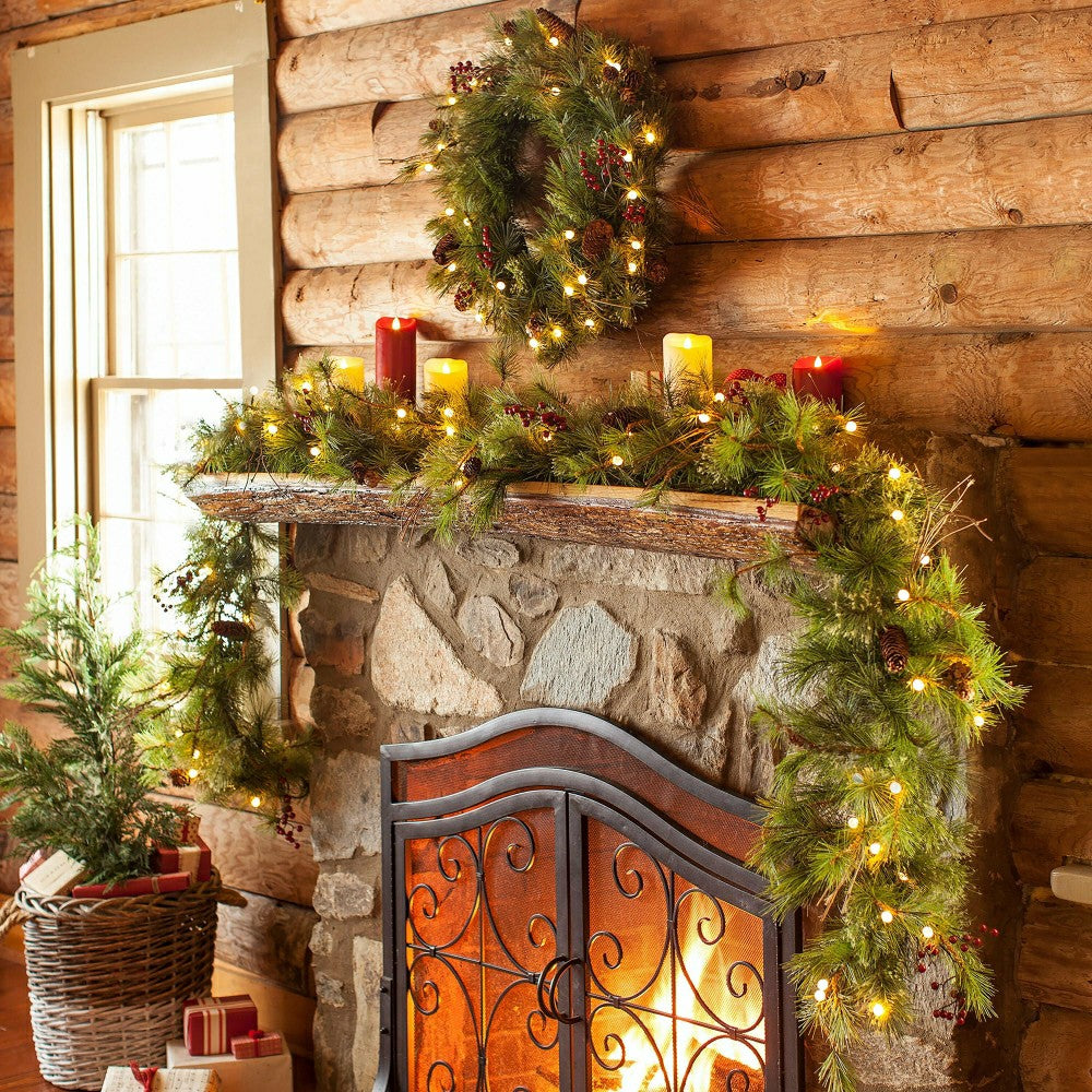 Lighted Holiday Garland | Plow & Hearth