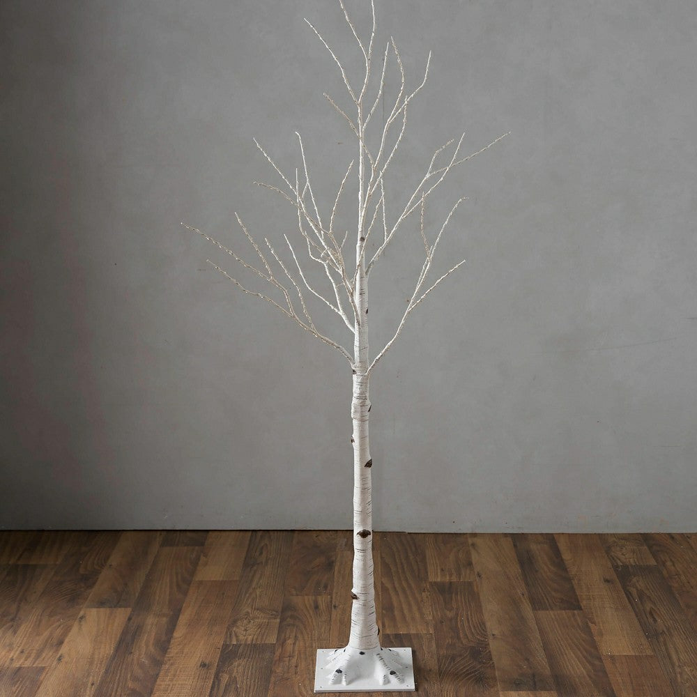 Medium Indoor/Outdoor Birch Tree with 400 Warm White Lights | Plow & Hearth