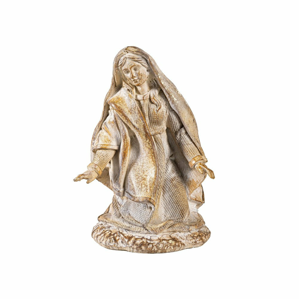 Gilded Nativity Resin Garden Statue, 9" H, Set of 10 | Plow & Hearth