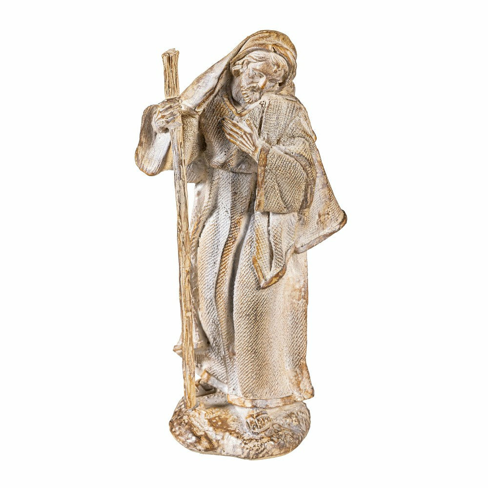 Gilded Nativity Resin Garden Statue, 9" H, Set of 10 | Plow & Hearth
