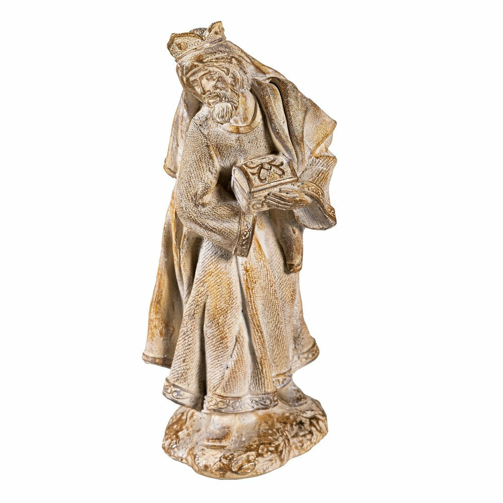 Gilded Nativity Resin Garden Statue, 9" H, Set of 10 | Plow & Hearth
