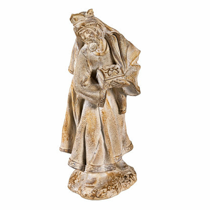 Gilded Nativity Resin Garden Statue, 9" H, Set of 10 | Plow & Hearth