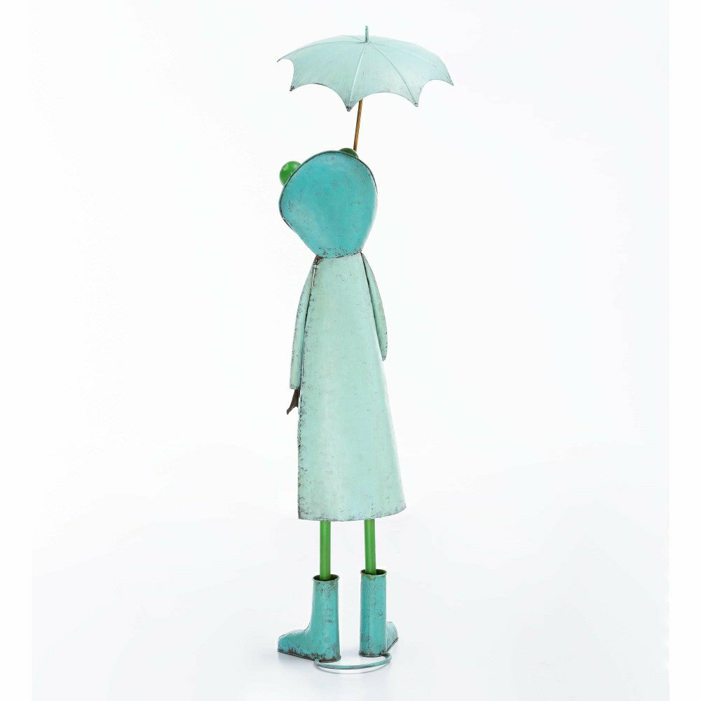 Metal Storybook Frog Garden Statue | Plow & Hearth