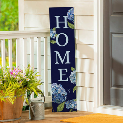 VivaStyle Garden Decor, Porch Leaner, Hydrangea Haven "HOME", 10.75" L | Plow & Hearth
