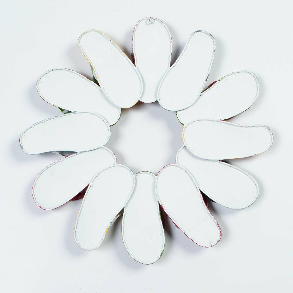 Boho Style Summer Flip-Flop Metal Wreath | Plow & Hearth