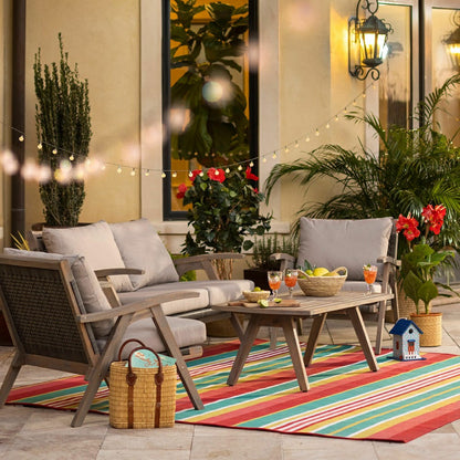 Boho Style Summer Flip-Flop Metal Wreath | Plow & Hearth