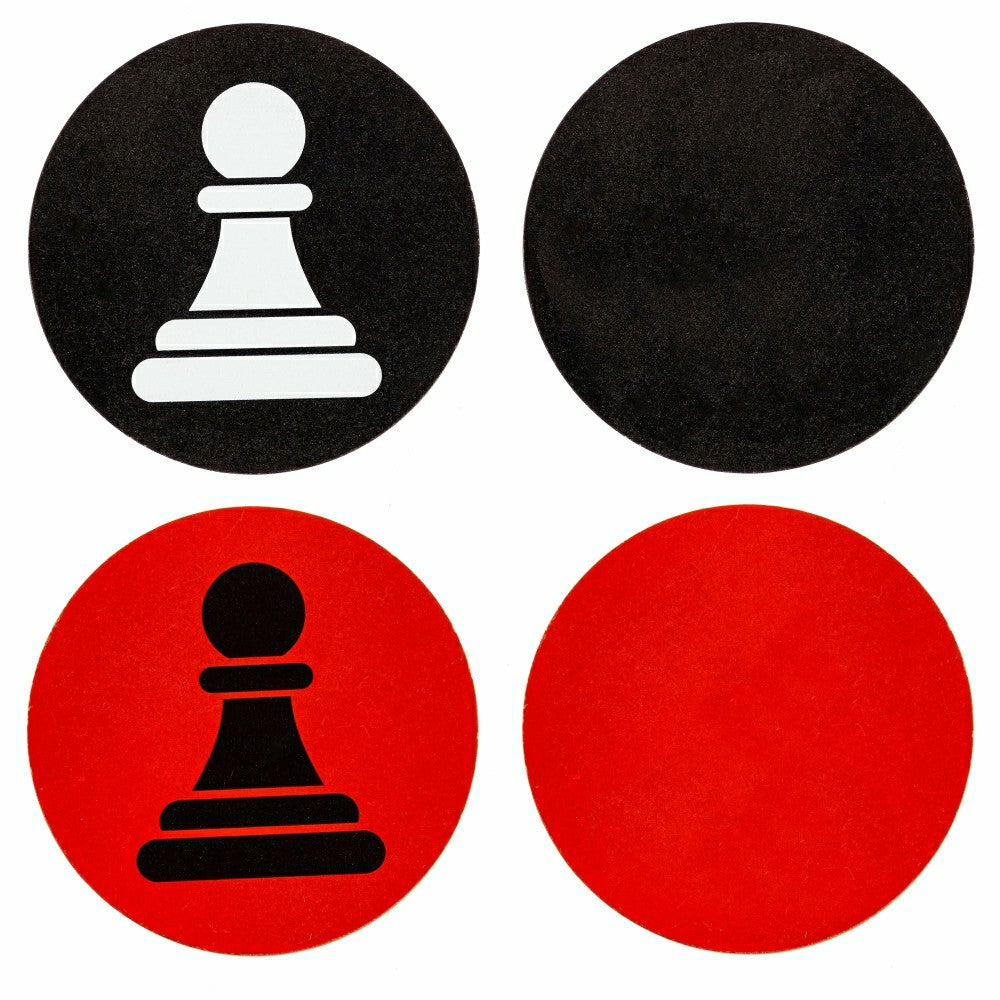 Outdoor Reversible Game Set with Storage Bag, Checkers/Chess | Plow & Hearth