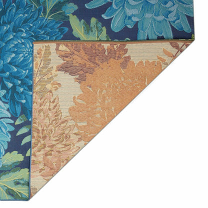 Indoor/Outdoor Chrysanthemum Polypropylene Rug, 4'10" x 7'6" | Plow & Hearth