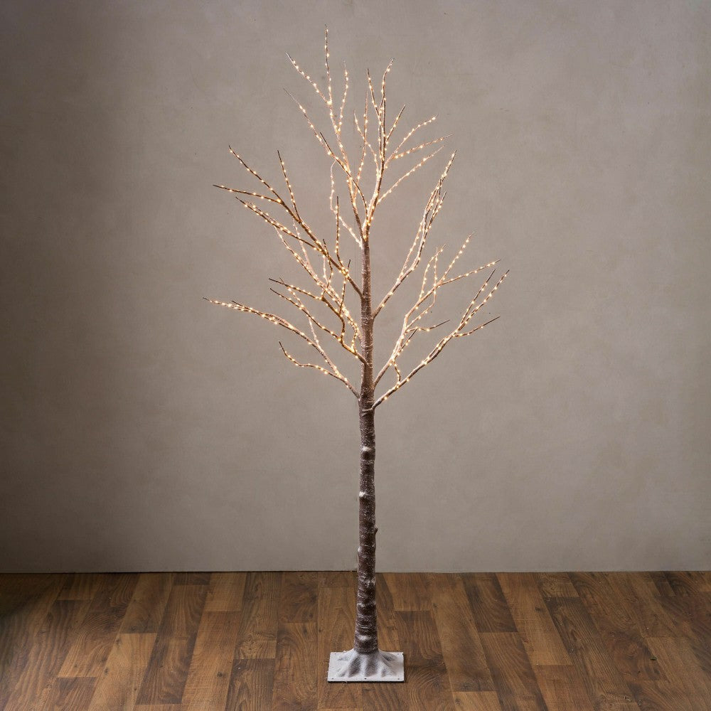 Large Indoor/Outdoor Birch Tree with 600 Warm White Lights | Plow & Hearth