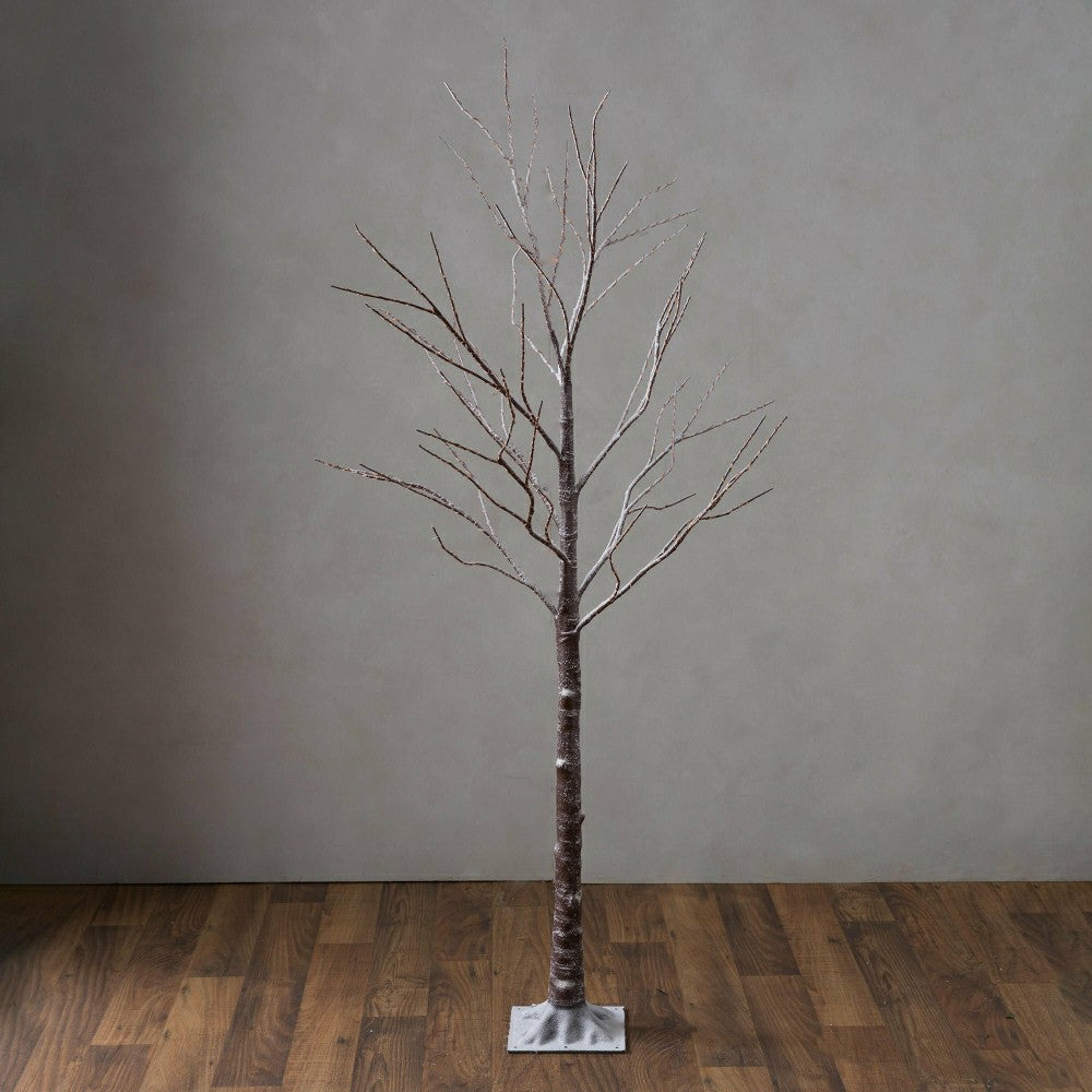 Large Indoor/Outdoor Birch Tree with 600 Warm White Lights | Plow & Hearth
