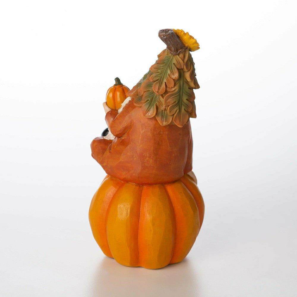 Harvest Gnome on Pumpkin Statuary | Plow & Hearth