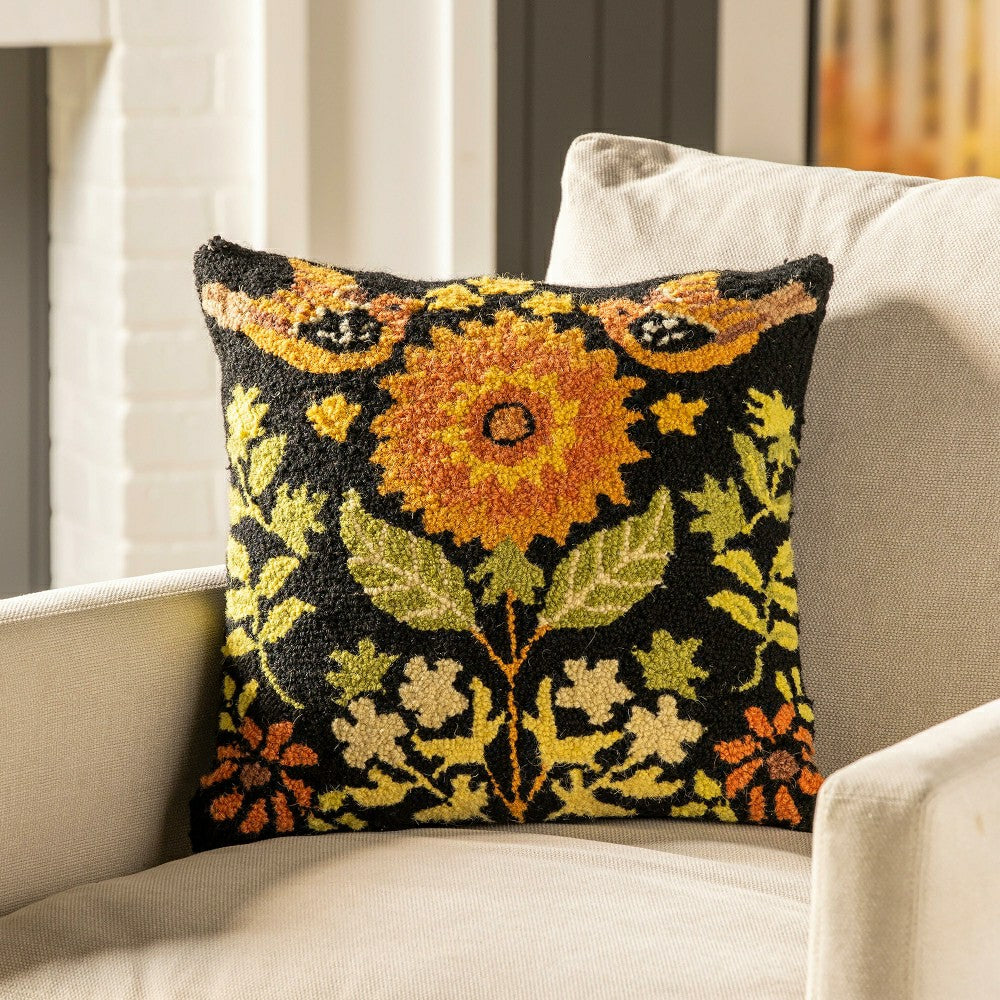 Kinley 16" Sunflower Harvest Wool Pillow | Plow & Hearth