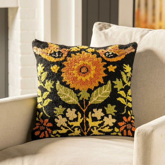 Kinley 16" Sunflower Harvest Wool Pillow | Plow & Hearth