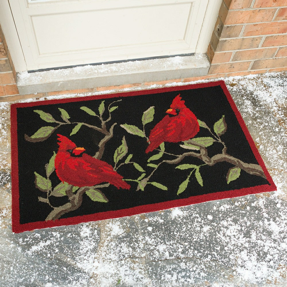 Indoor/Outdoor Cardinal Accent Rug | Plow & Hearth